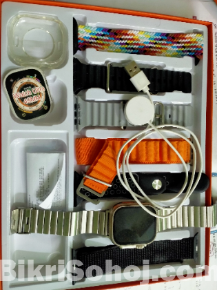 Smart watch full box with 7 belts(new condition)